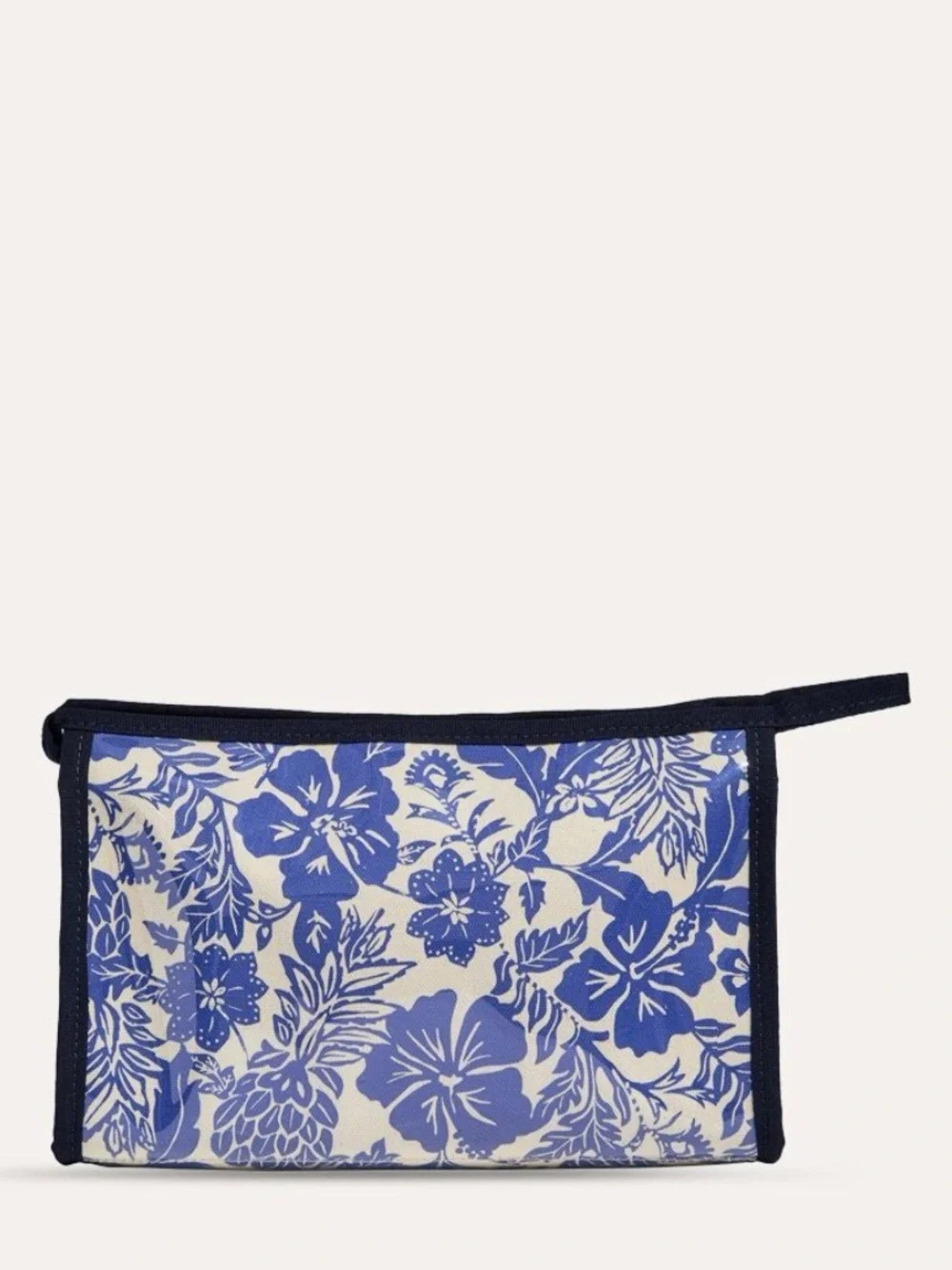 Vineyard Vines Blue Floral Travel/Makeup Pouch
